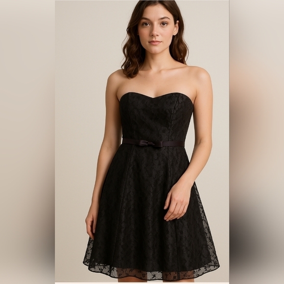 1990's Jessica McClintock Jessica McClintock Prom Or Cocktail Dress Size 4 - Picture 1 of 11